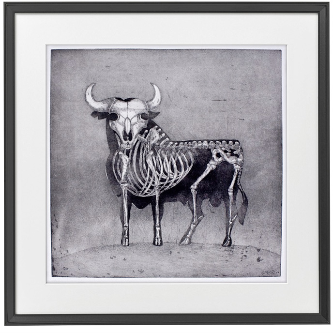 TORO I. Etching.