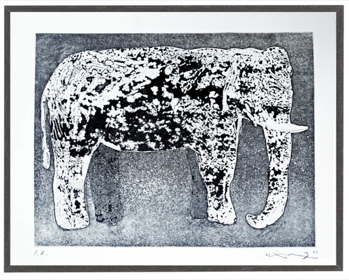 ELEPHANT. Etching.