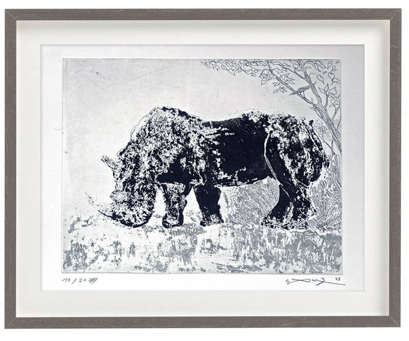 LA SELVA. Aquatint sugar.