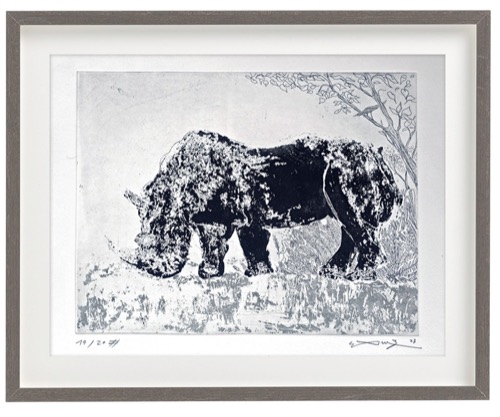 LA SELVA. Etching.