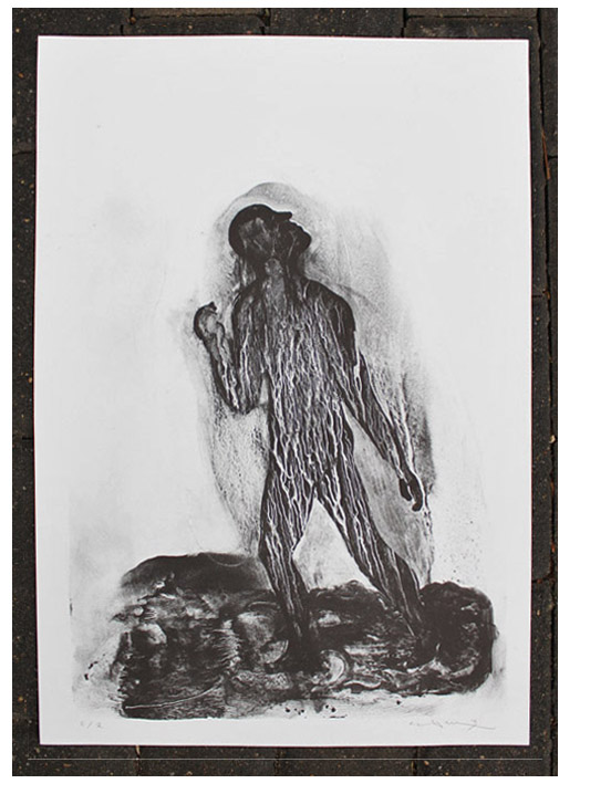 ATRAVESANDO EL DESIERTO. Aluminium with toner.