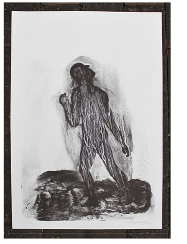 ATRAVESANDO EL DESIERTO. Lithography.