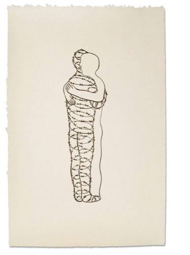 ABRAZO DE ESPINO. Lithography.