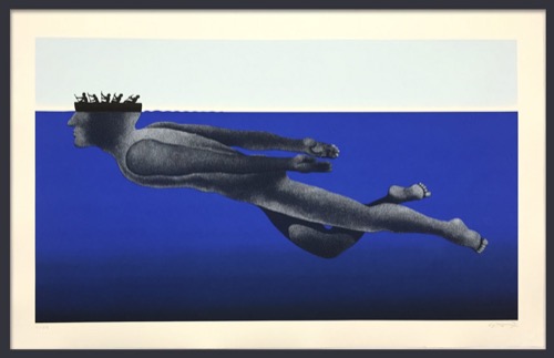 VOLUNTAS. Screen print.
