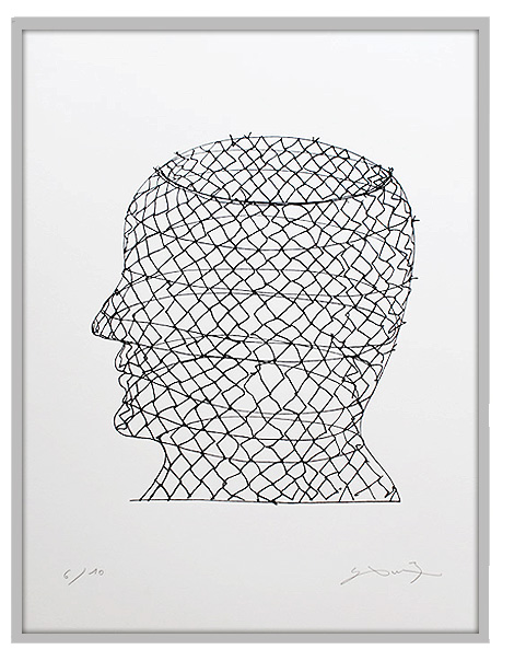 BORDER. 1 color screenprint.